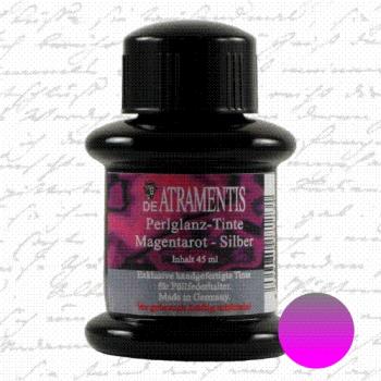 Pearlscent Ink Magenta Red Silver