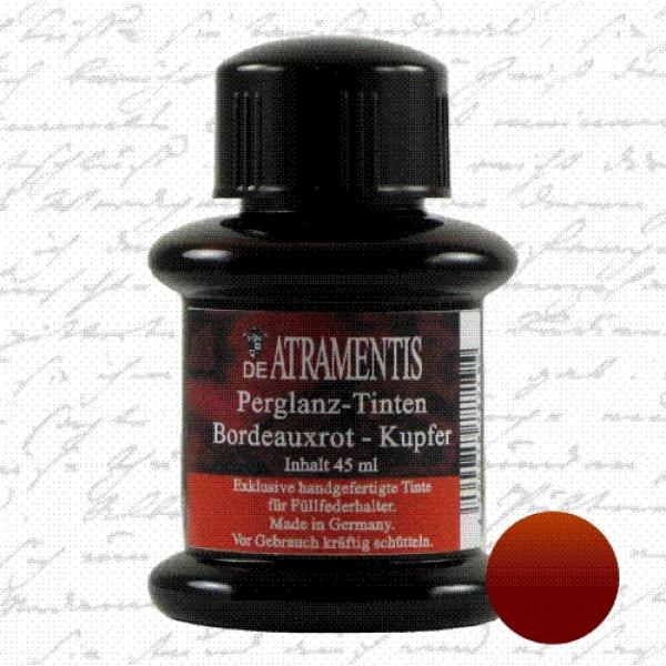 Pearlscent Ink Bordeaux Red Silver