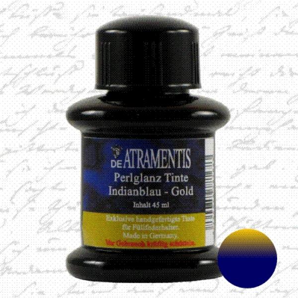 Pearlscent InkIndian Blue Gold